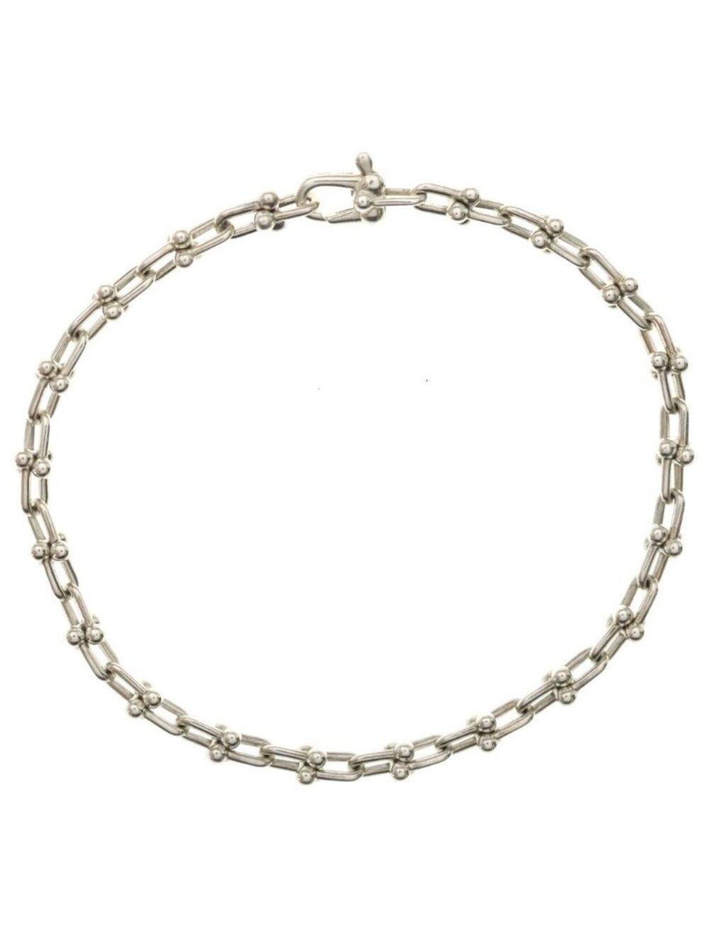 Tiffany & Co HardWear Microlink Chain Bracelet Silver